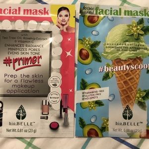 Biobelle Facial Masks; Beauty Scoop & Primer Mask